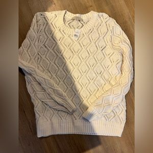 NWT - Loft Cream Sweater